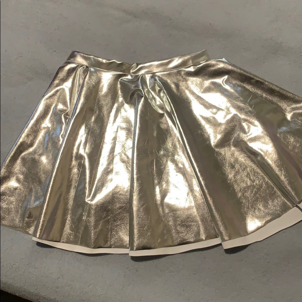 Metallic skirts